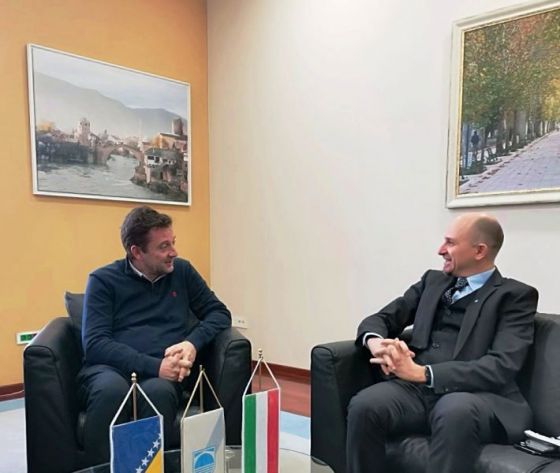 Susret gradonačelnika Kordića i mađarskog veleposlanika Posa Krisztiana
