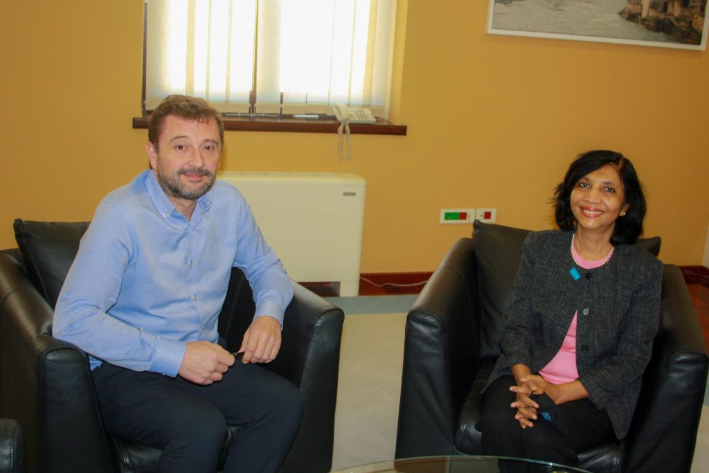 Gradonačelnik Kordić održao sastanak sa predstavnicom UNICEF-a Rownak Khan
