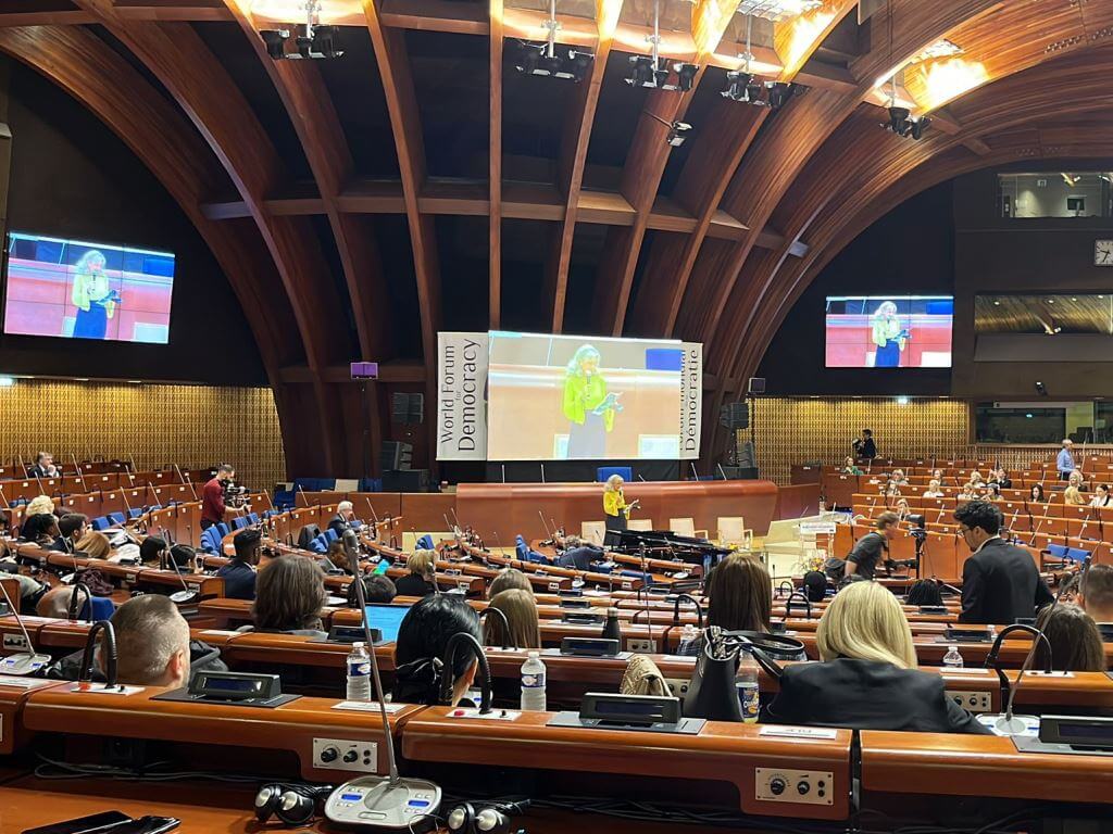 Delegacija Grada Mostara na Svjetskom forumu za demokraciju 2022. u Strasbourgu
