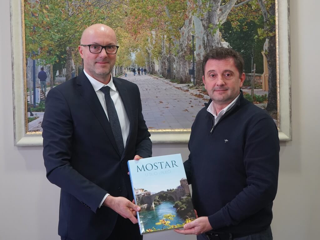 Veleposlanik Slovačke posjetio Mostar: Gradonačelniku Kordić dao zanimljiv prijedlog