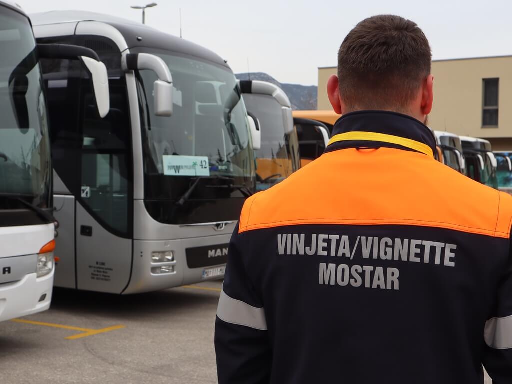 U Mostaru počela prodaja vinjeta za turističke autobuse, kontrolori od danas na terenu