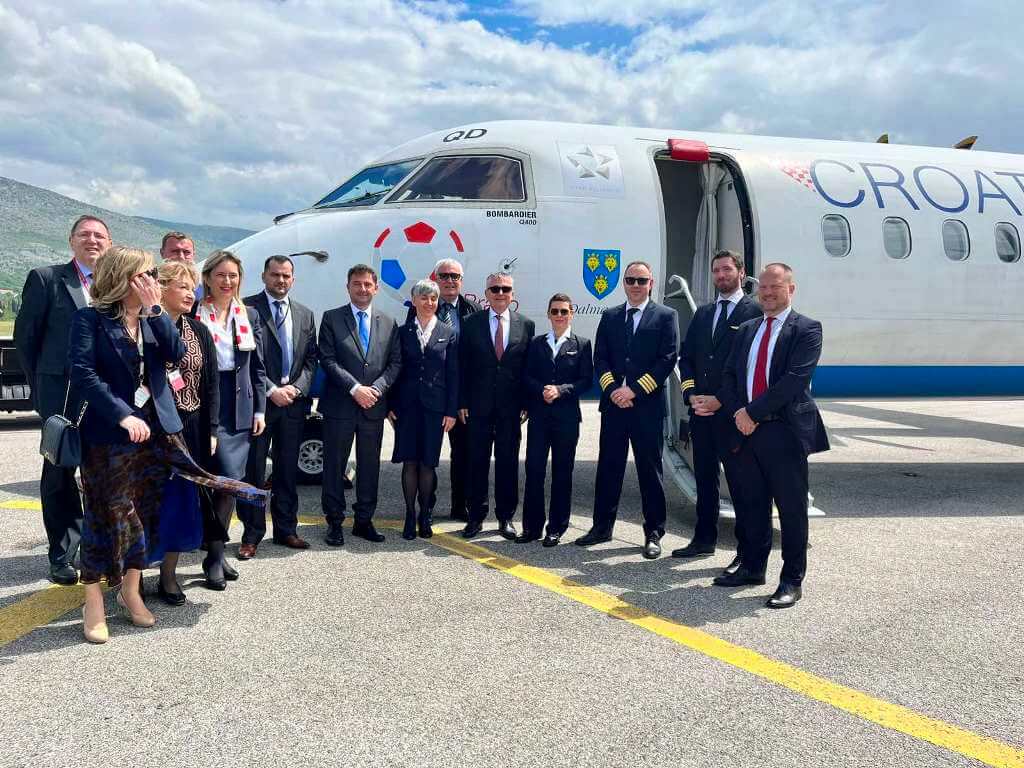Croatia Airlines ponovo leti za Mostar: Prva redovna linija nakon skoro tri godine u Zračnoj luci Mostar