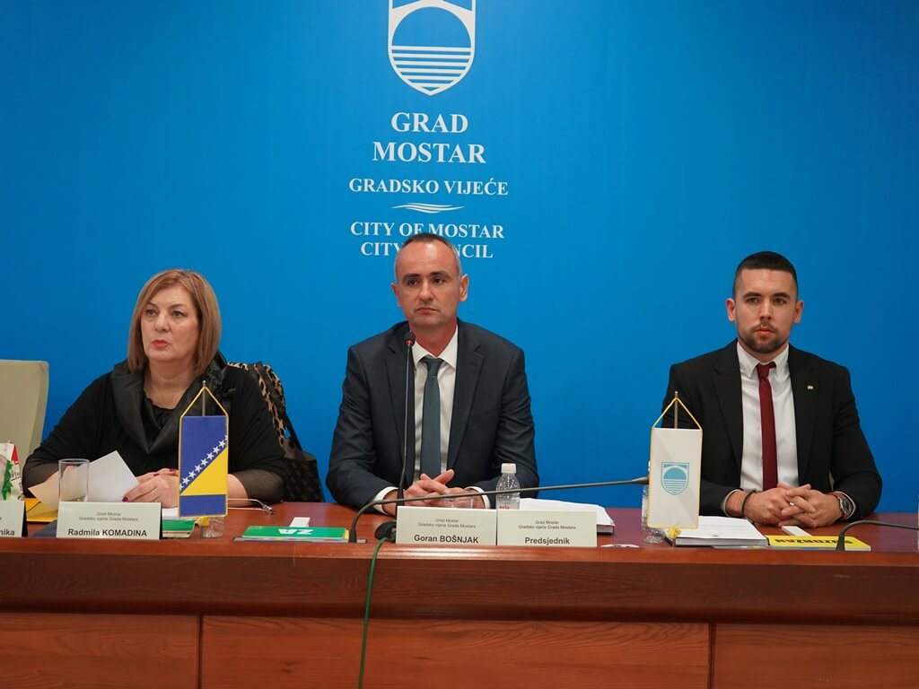 Đani Rahimić predsjednik novog saziva Gradskog vijeća Grada Mostara